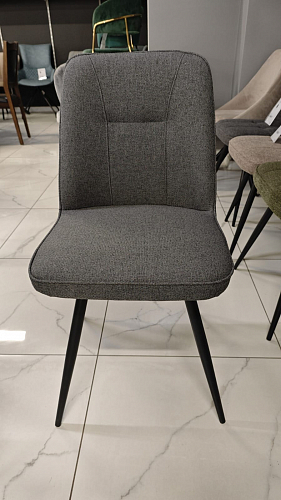 Стул на металлокаркасе Texas 3 поворотный темно-серый / черный из шоурума 1